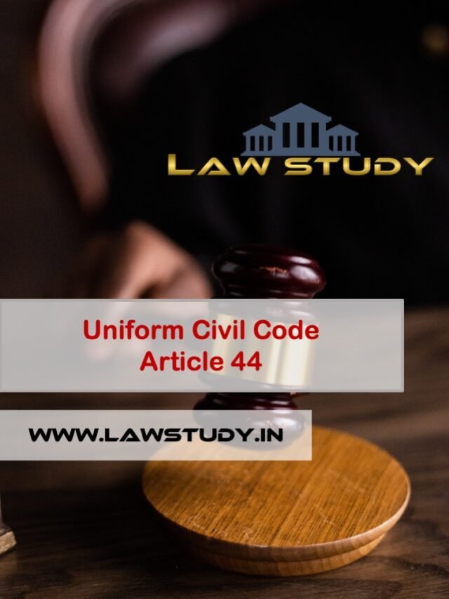Uniform Civil Code Article Article Laws Study