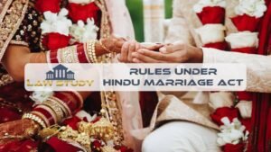 Rules under Hindu marriage act 1955