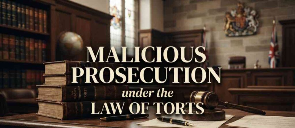 Malicious Prosecution under the Law of Torts