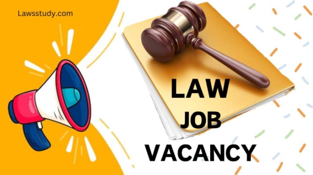 law job vacancy