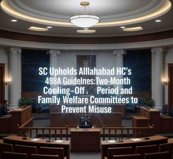 SC Upholds Allahabad HC’s 498A Guidelines