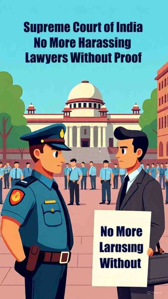 Supreme Court to Police: No More Harassing Lawyers Without Proof