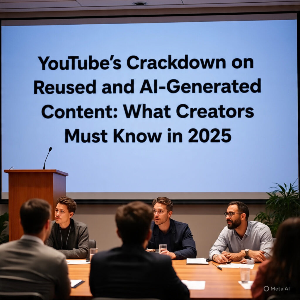 YouTube’s Crackdown on Reused and AI-Generated Content