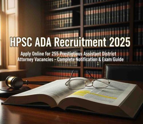 HPSC ADA Recruitment 2025