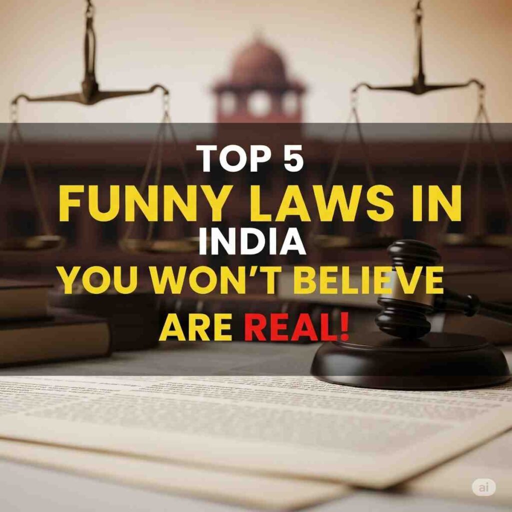 Top 5 Funny Laws in India You Won’t Believe Are Real!