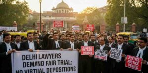 Delhi Lawyers Resume Strike Against Virtual Police Depositions