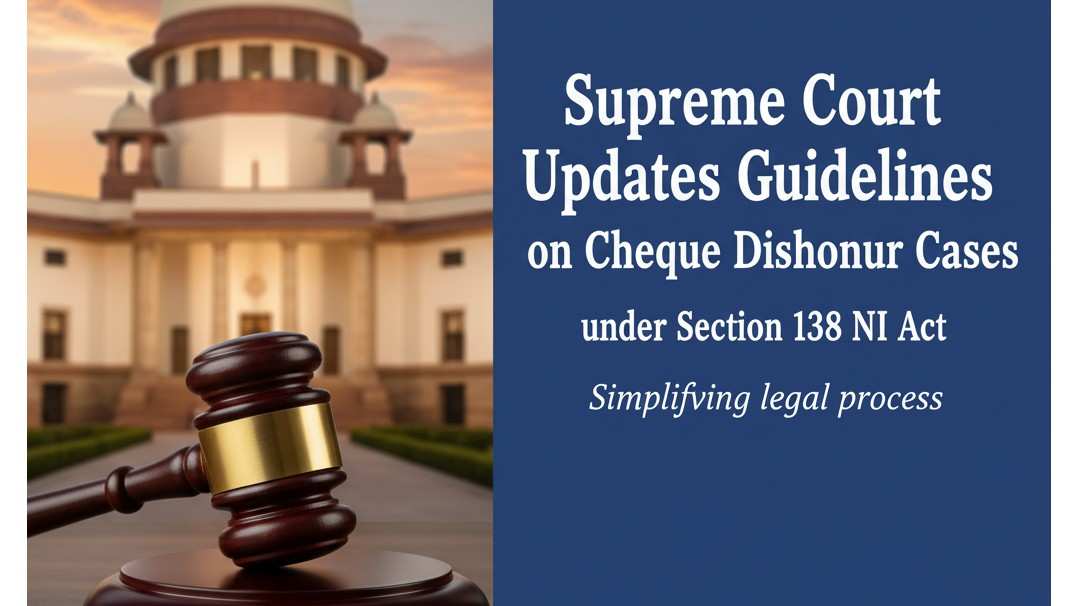 Supreme Court Updates Guidelines on Cheque Dishonour Cases