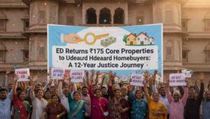 ED Returns ₹175 Crore Properties to Udaipur Homebuyers: A 12-Year Justice Journey