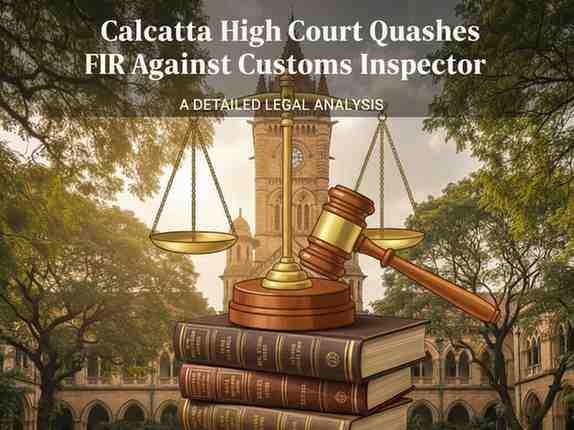 Calcutta High Court Quashes Molestation FIR Against Customs Inspector: A Detailed Legal Analysis