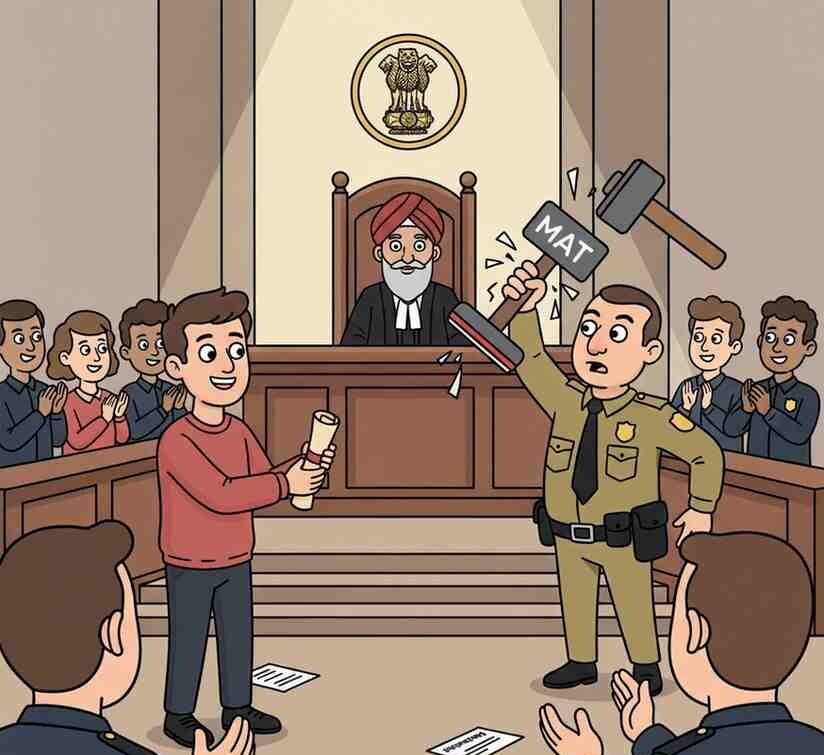 MAT Overturns Police Job Disqualification: Acquitted Candidate Gets Second Chance at Recruitment