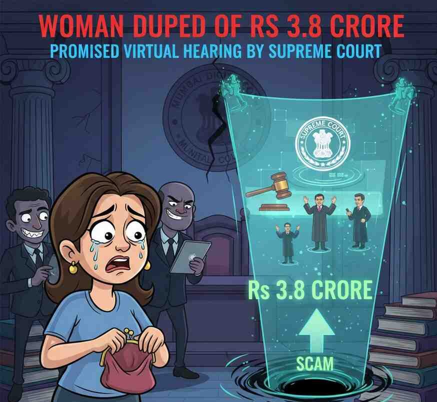 Mumbai Digital Court Scam: Woman Duped of Rs 3.8 Crore After Being Promised Virtual Hearing by Supreme Cour