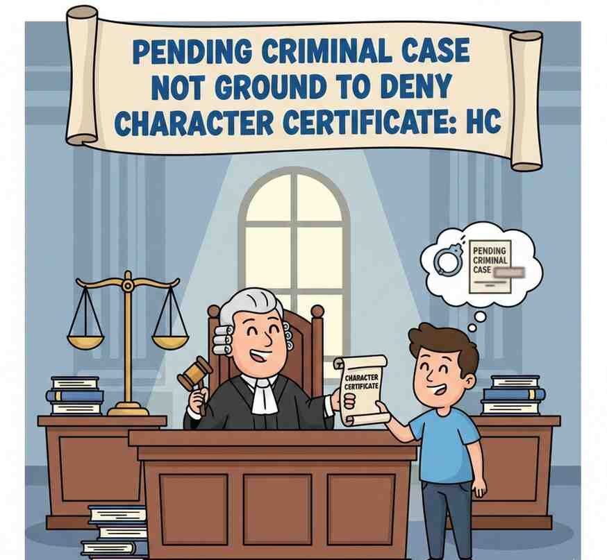 Pending Criminal Case Not Ground to Deny Character Certificate: HC