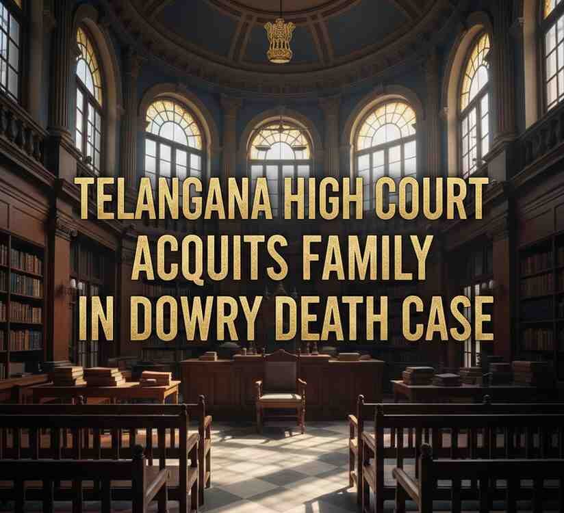 Telangana High Court Acquits Family in Dowry Death Case