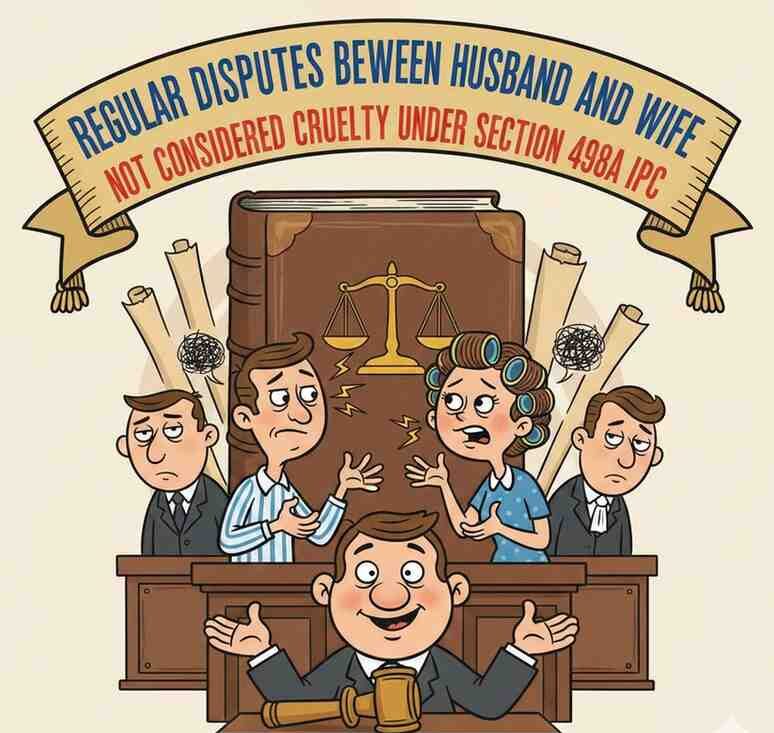 Regular Disputes Between Husband and Wife Not Considered Cruelty Under Section 498A IPC: Karnataka HC Clarifies Dowry Law Boundaries