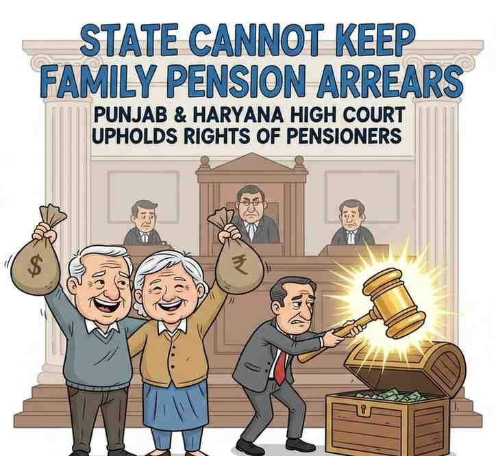 State Cannot Keep Family Pension Arrears: Punjab & Haryana High Court Upholds Rights Of Pensioners
