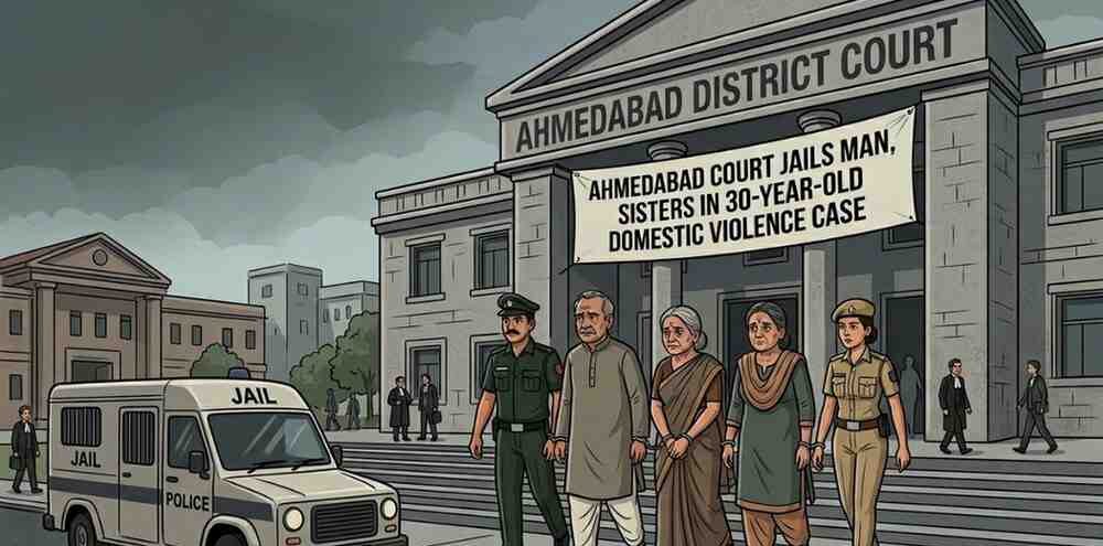Ahmedabad Court Jails Man, Sisters in 30-Year-Old Domestic Violence Case