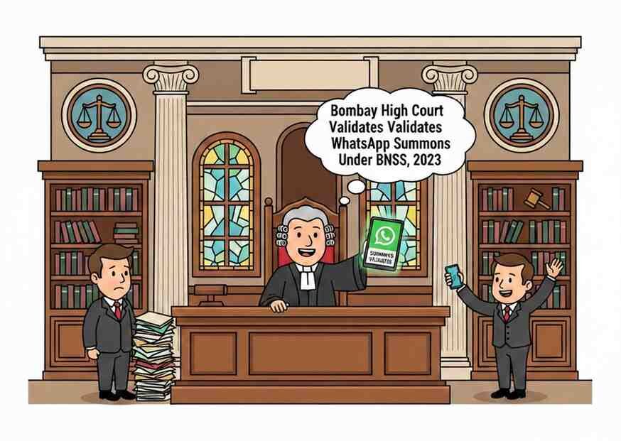 Bombay High Court Validates WhatsApp Summons Under BNSS, 2023: A Landmark Shift Toward Digital Justice in India