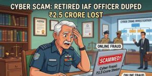 Cyber Scam: Retired IAF Officer Duped of ₹2.5 Crore