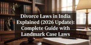 Divorce Laws in India Explained (2026 Update): Complete Guide with Landmark Case Laws