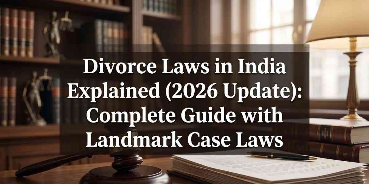 Divorce Laws in India Explained (2026 Update): Complete Guide with Landmark Case Laws