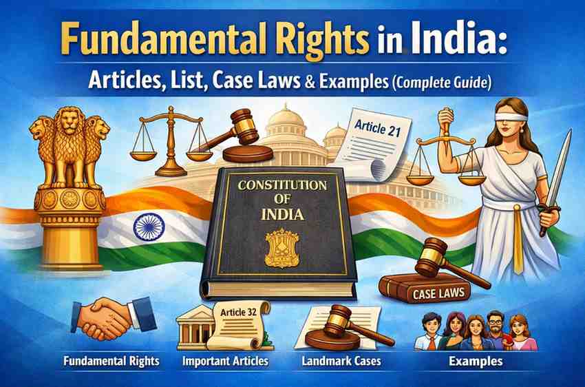 Fundamental Rights in India: Articles, List, Case Laws & Examples
