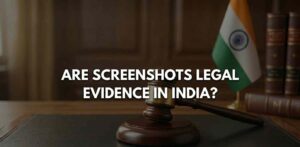 are screenshots Legal Evidence in India