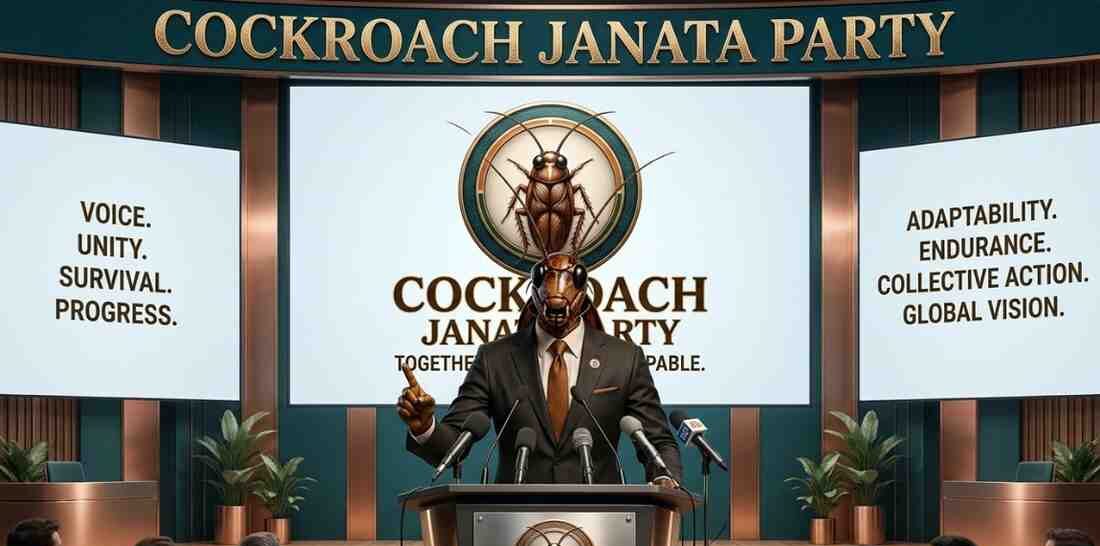 Cockroach Janta Party and Online Political Expression in India