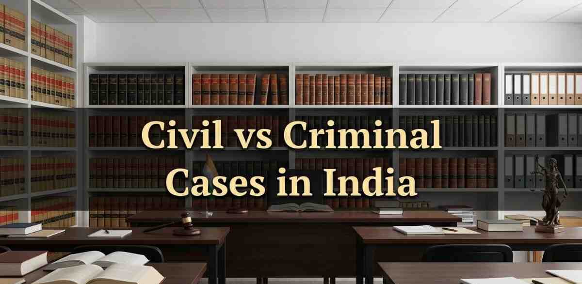 Civil vs Criminal Cases in India