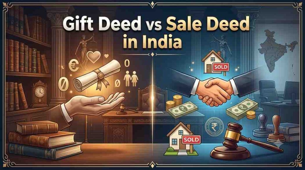 Gift Deed vs Sale Deed in India