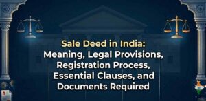 Sale Deed in India: Meaning, Legal Provisions, Registration Process, Essential Clauses, and Documents Required