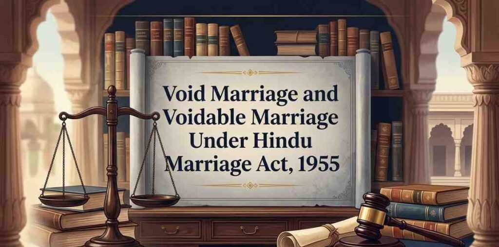 Void Marriage and Voidable Marriage Under Hindu Marriage Act, 1955
