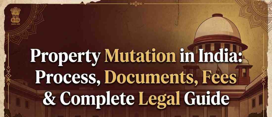 Property Mutation in India: Process, Documents, Fees & Complete Legal Guide