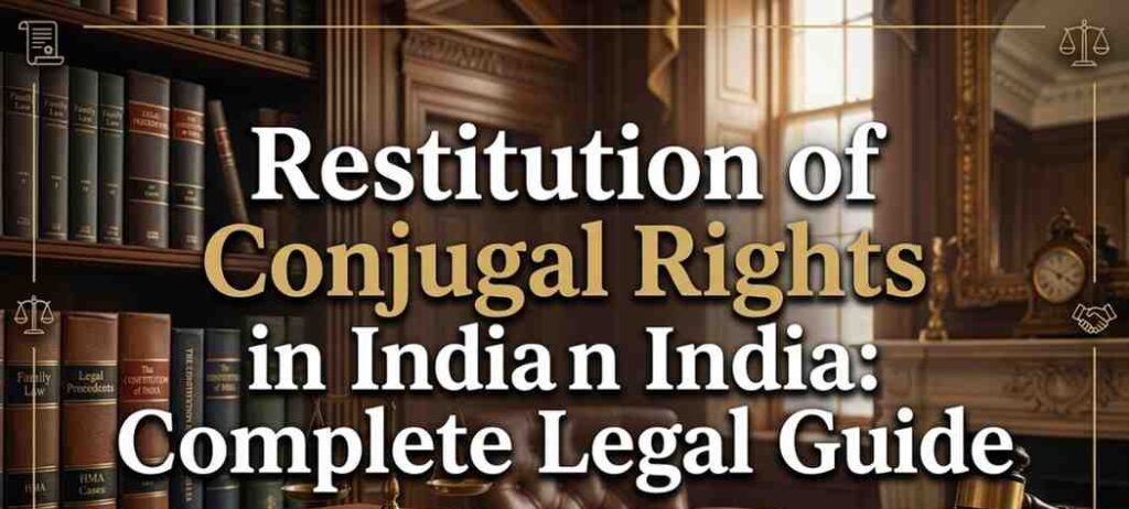Restitution of Conjugal Rights in India: Complete Legal Guide