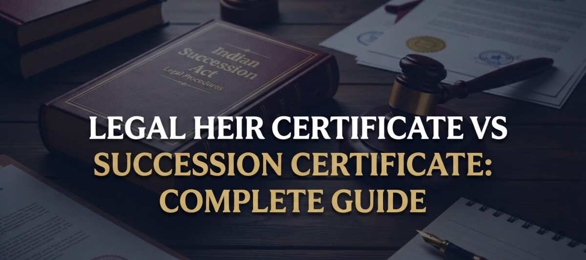 Legal Heir Certificate vs Succession Certificate