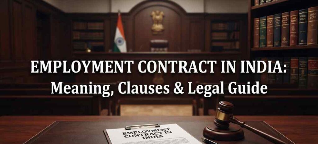 Employment Contract in India: Meaning, Clauses & Legal Guide