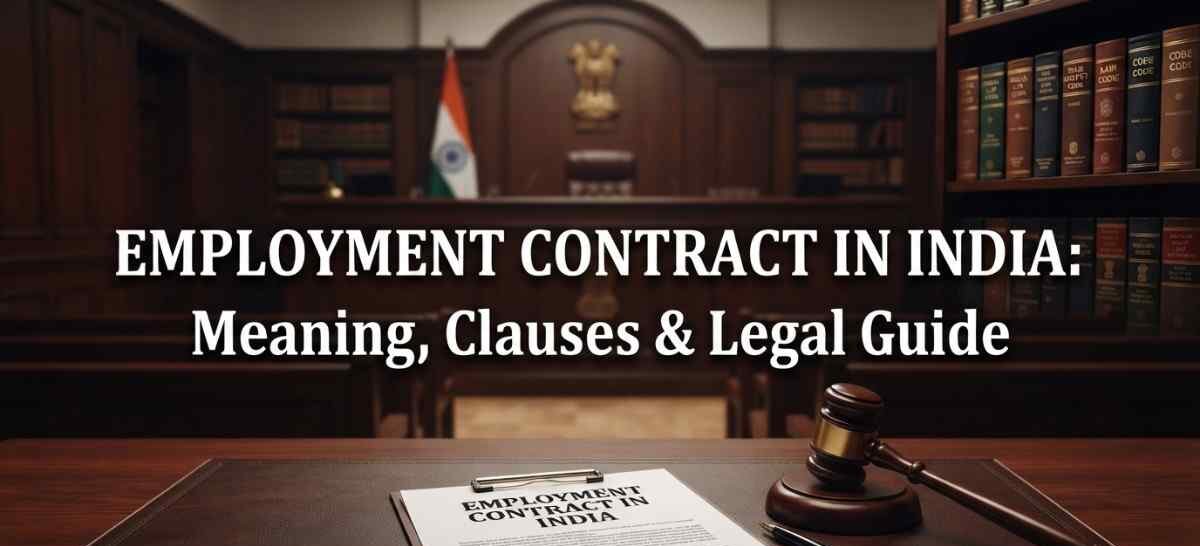 Employment Contract in India: Meaning, Clauses & Legal Guide
