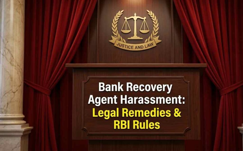 Bank Recovery Agent Harassment: Legal Remedies & RBI Rules