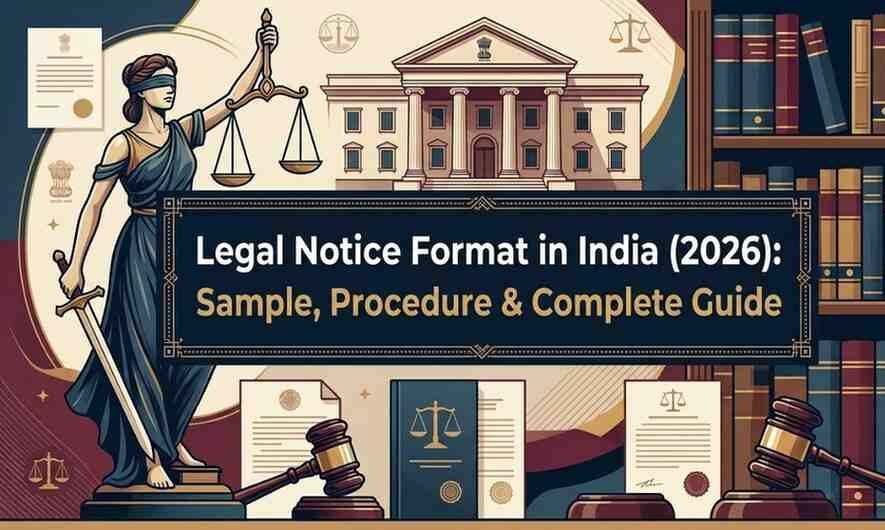 Legal Notice Format in India